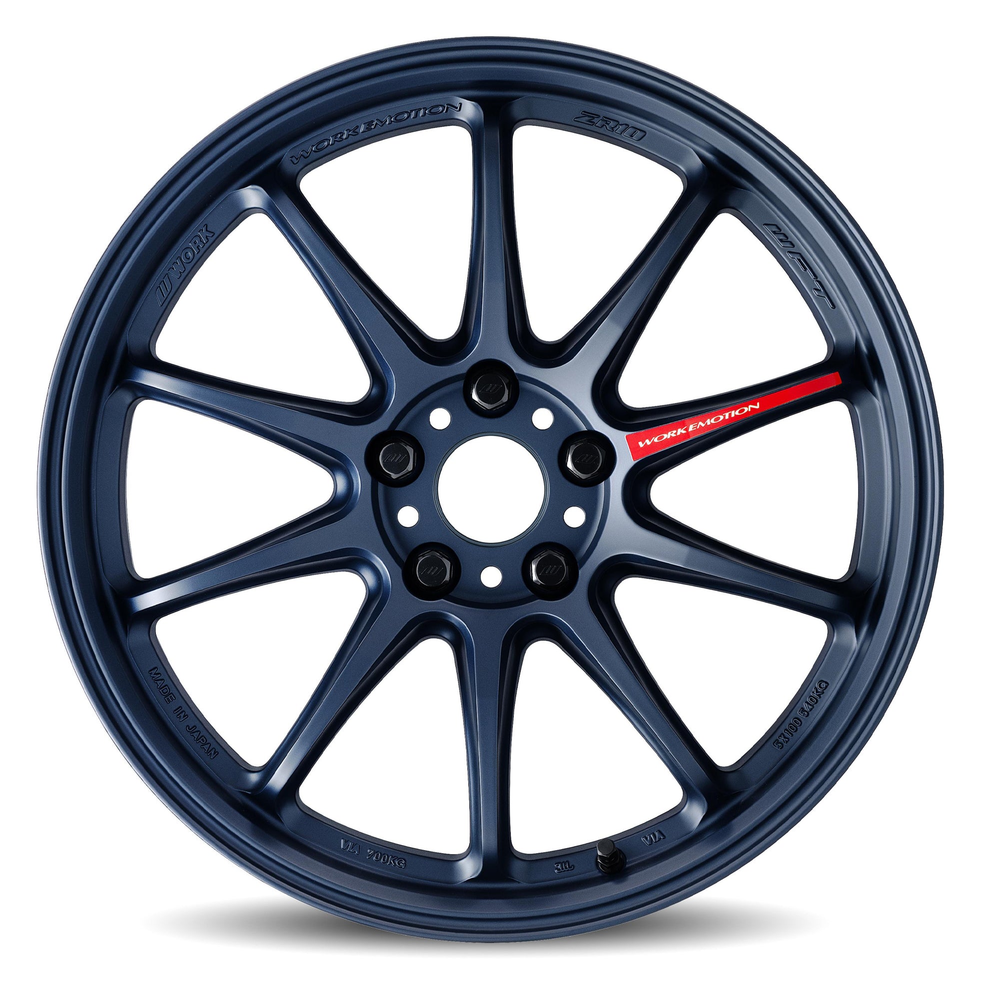 WORK Emotion ZR10 MATTE NAVY (MEB) - 18x8.5 | +38 | 5x1143 | 73.3mm | Mid Face