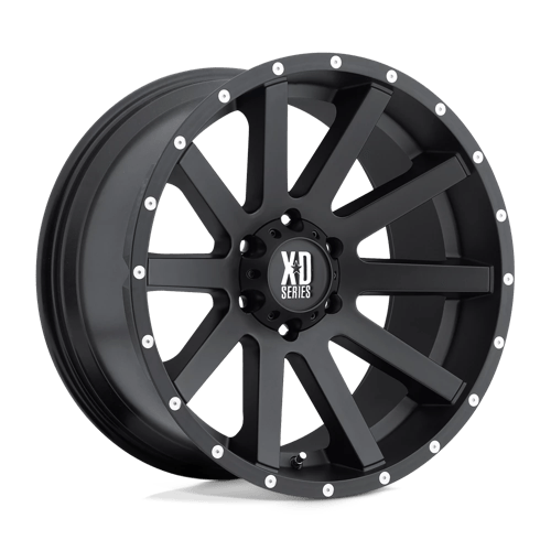 XD Series XD818 HEIST SATIN BLACK 20x12 -44 6x139.7mm 106.1mm - Wheel Haven