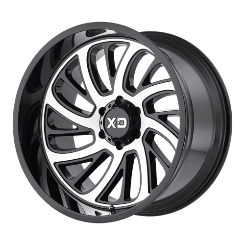 XD Series XD826 SURGE GLOSS BLACK W MACHINED FACE 20x10 -24 5x139.7mm 108.0mm - Wheel Haven