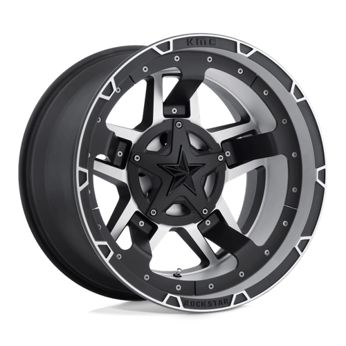 XD Series XD827 ROCKSTAR III MATTE BLACK MACHINED 20x12 -44 5x150,5x139.7mm 110.1mm - Wheel Haven