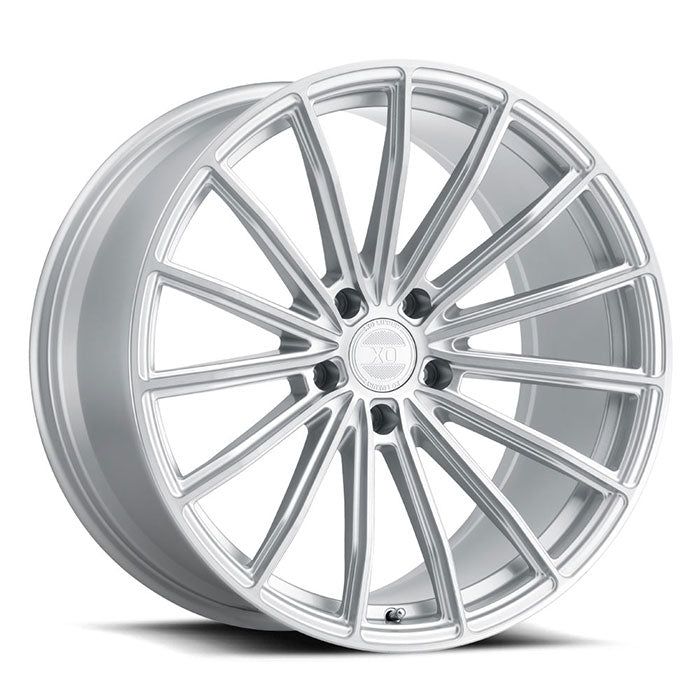 XO Luxury LONDON SILVER W/ BRUSHED FACE 20x10.5 +45 5x120mm 76.1mm - Wheel Haven