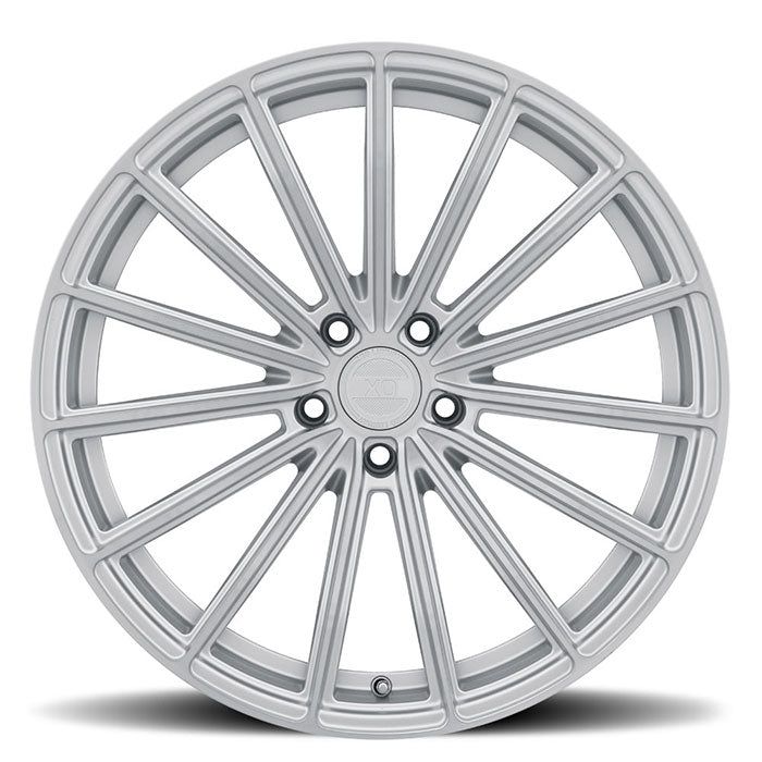 XO Luxury LONDON SILVER W/ BRUSHED FACE 20x10.5 +45 5x120mm 76.1mm - Wheel Haven