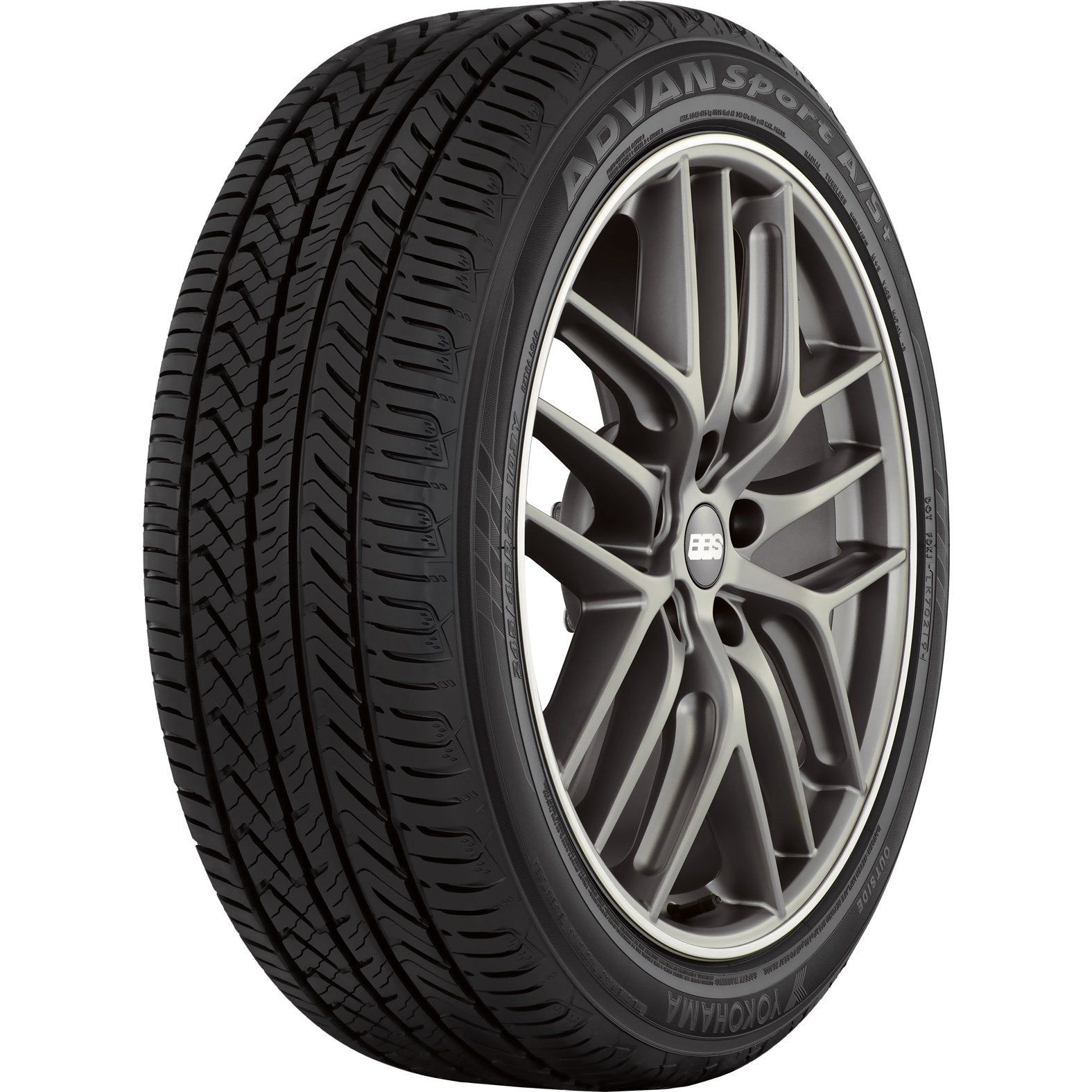 Yokohama ADVAN Sport A/S+ 255/40R17 94W - Wheel Haven
