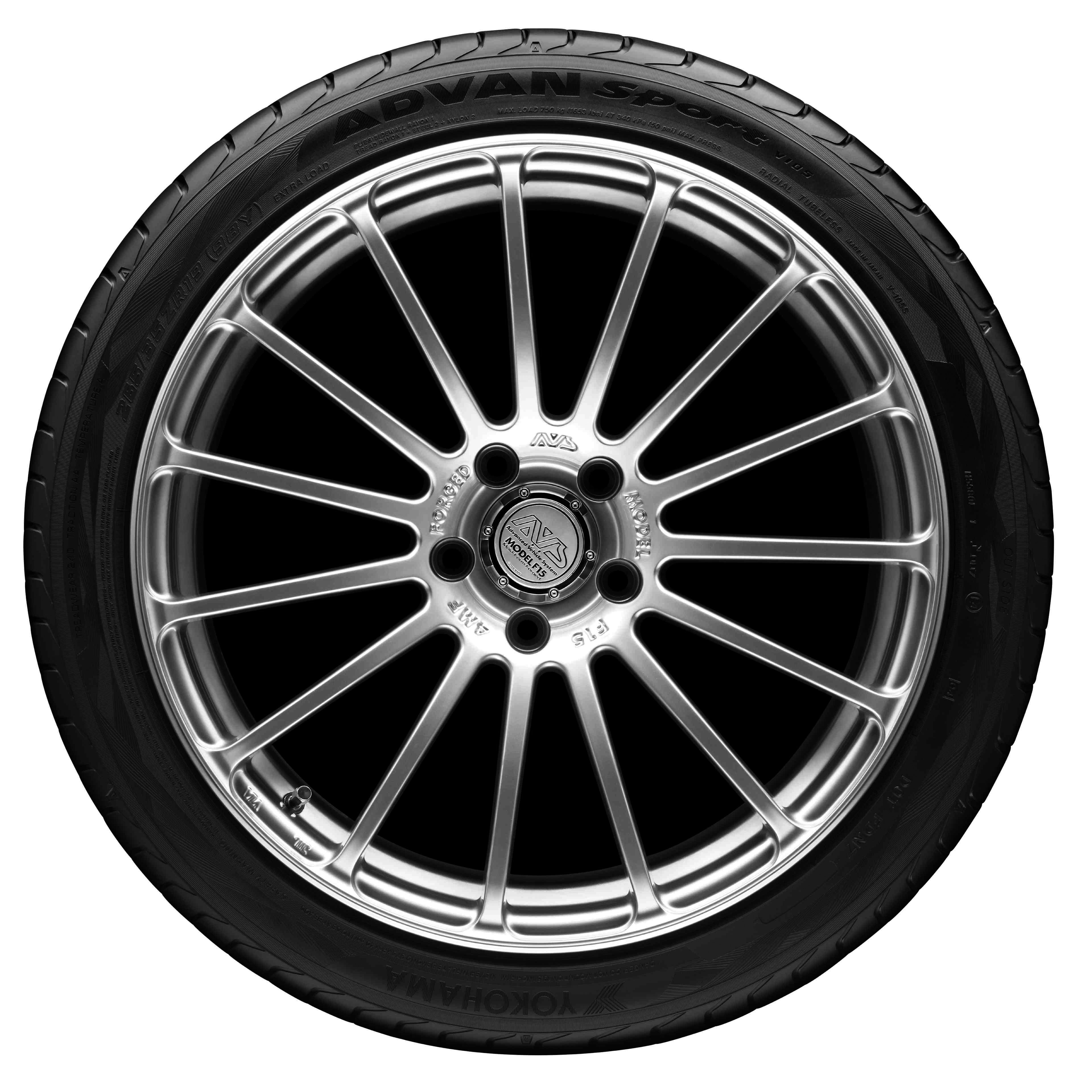 Yokohama ADVAN Sport V105 225/35R19 88Y - Wheel Haven