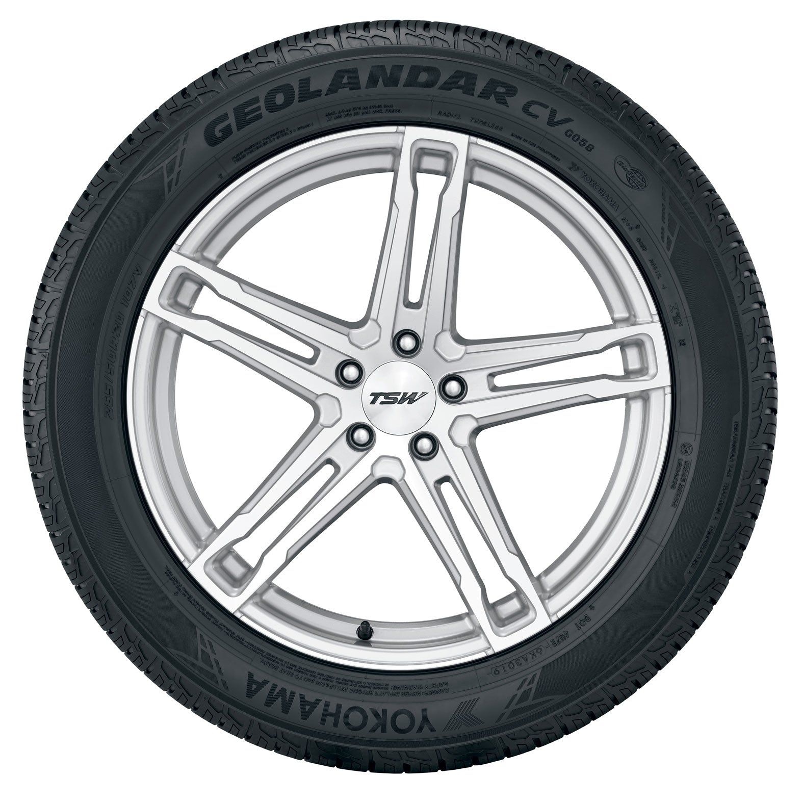 Yokohama GEOLANDAR CV G058 215/55R18 99V - Wheel Haven