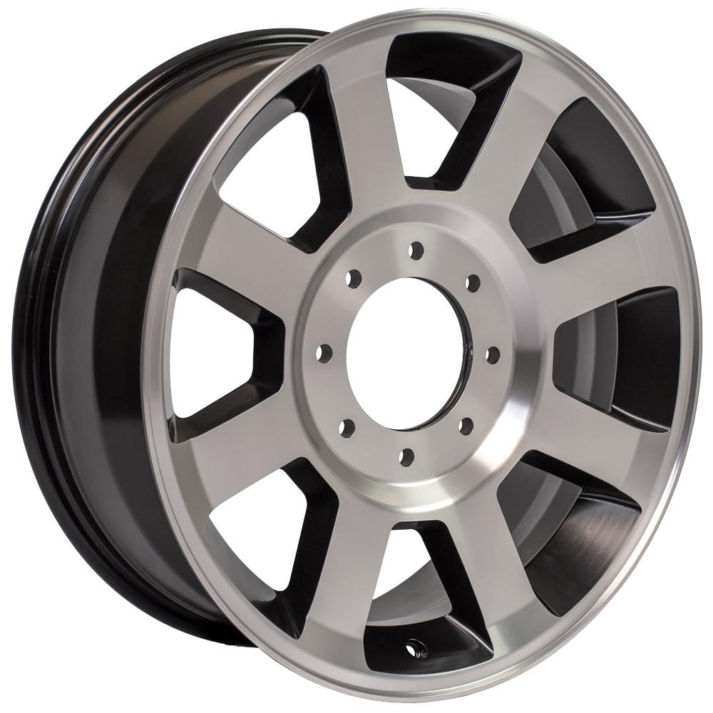 OE Wheels FR78 Satin Black Machined - 20x8 | +40 | 8x170 | 125.1mm