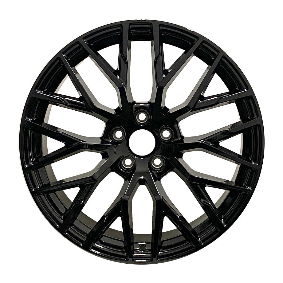 RAC A20 Gloss Black - 19x8.5 | +33 | 5x112 | 66.5mm | Radius