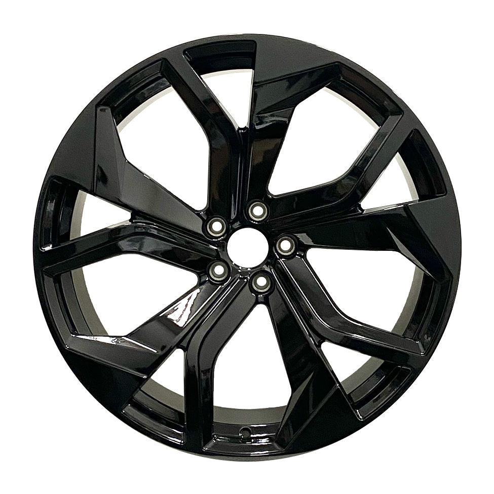 RAC A21 Gloss Black - 22x10 | +20 | 5x112 | 66.5mm | Radius