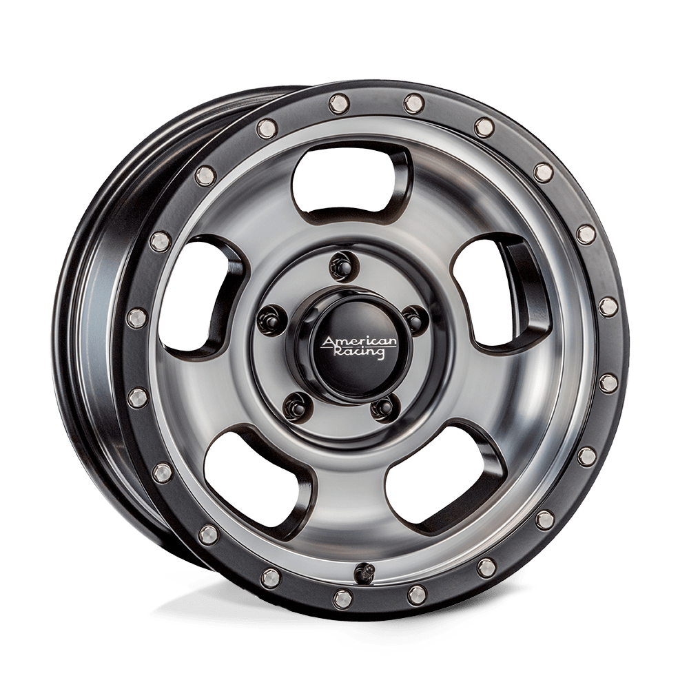 American Racing AR969 ANSEN OFFROAD Noir Satiné Usiné - 17x8.5 | +25 | 6x114,3 | 72,56 mm