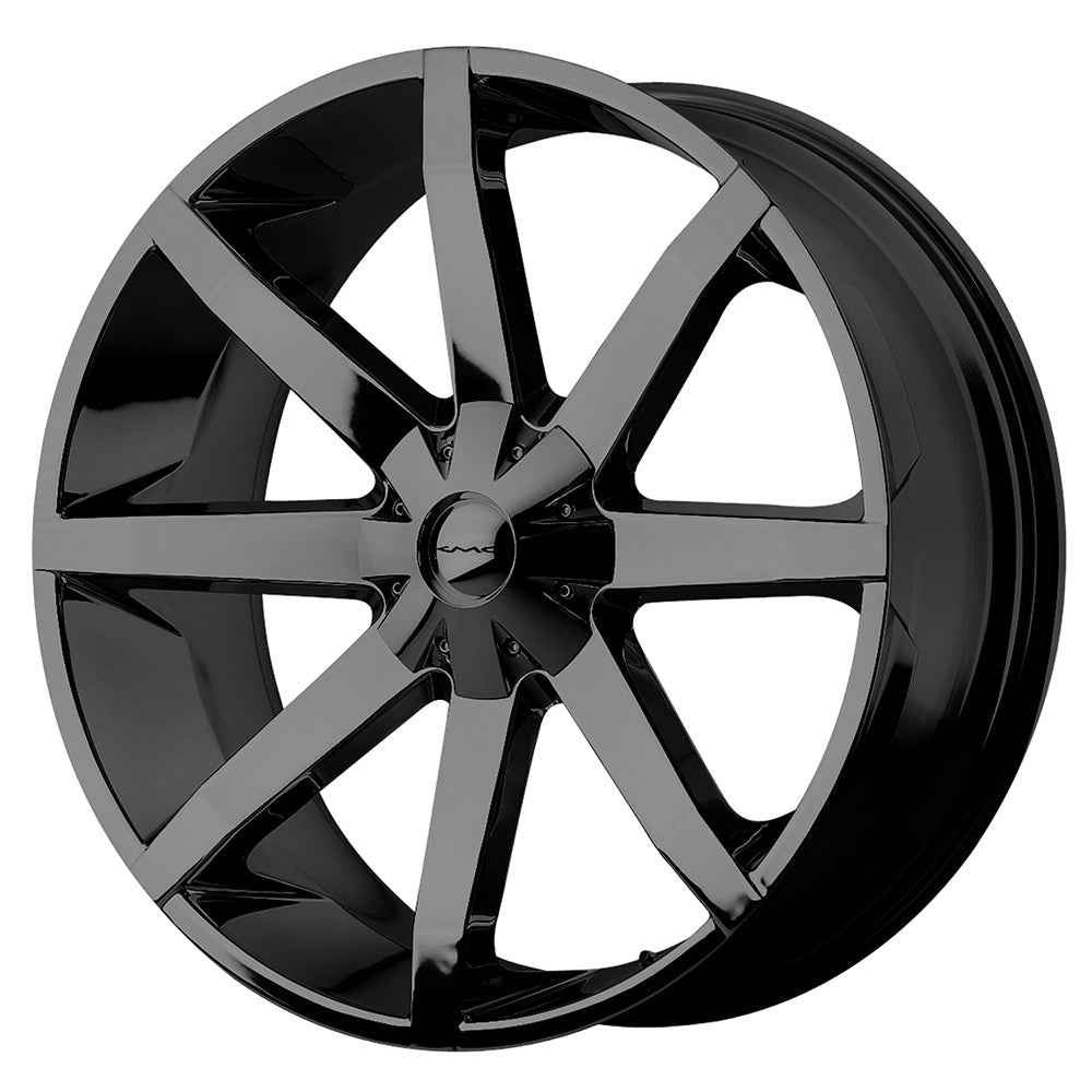 KMC KM651 SLIDE Gloss Black - 26x10 | +28 | 5x127, 5x139.7 | 78.1mm