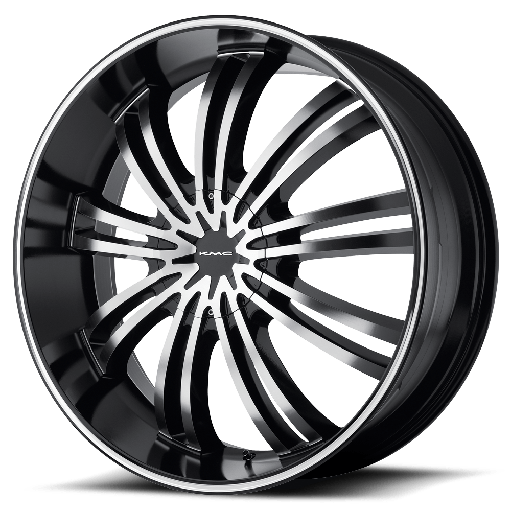 KMC KM682 SPIDER Gloss Black Machined - 20x8.5 | +35 | 6x115 | 72.56mm