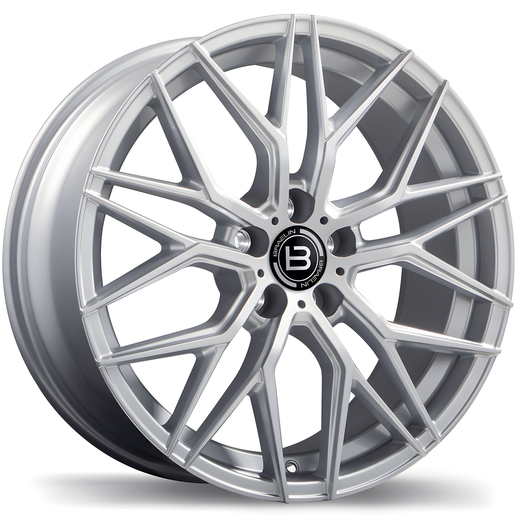 Braelin BR10 Gloss Silver - 19x8.5 | +35 | 5x105 | 56.6mm - Wheel Haven