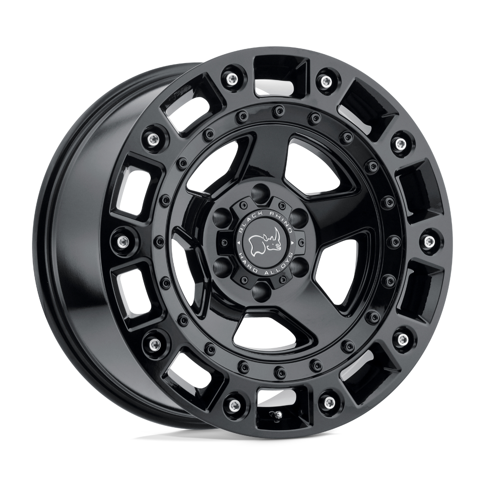 Black Rhino CINCO Gloss Black w/ Stainless Bolt - 18x9.5 | -18 | 6x139.7 | 112.1mm