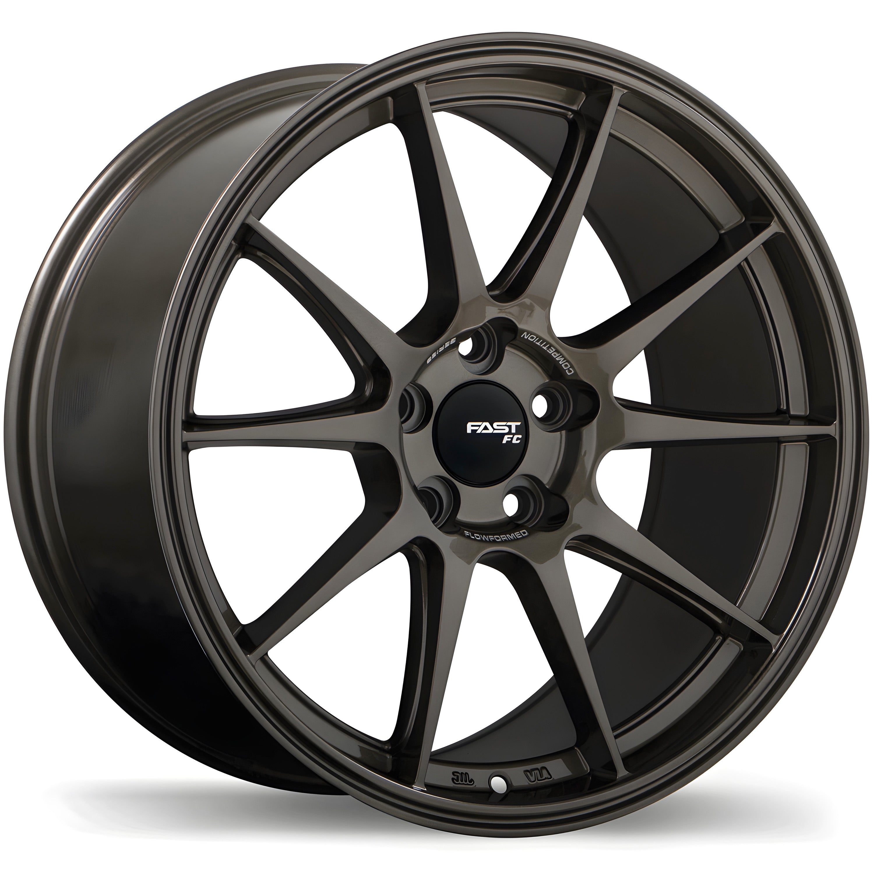 Fast Wheels FC08 Bronzed Carbon - 18x9.5 | +38 | 5x108 | 72.6mm - Wheel Haven