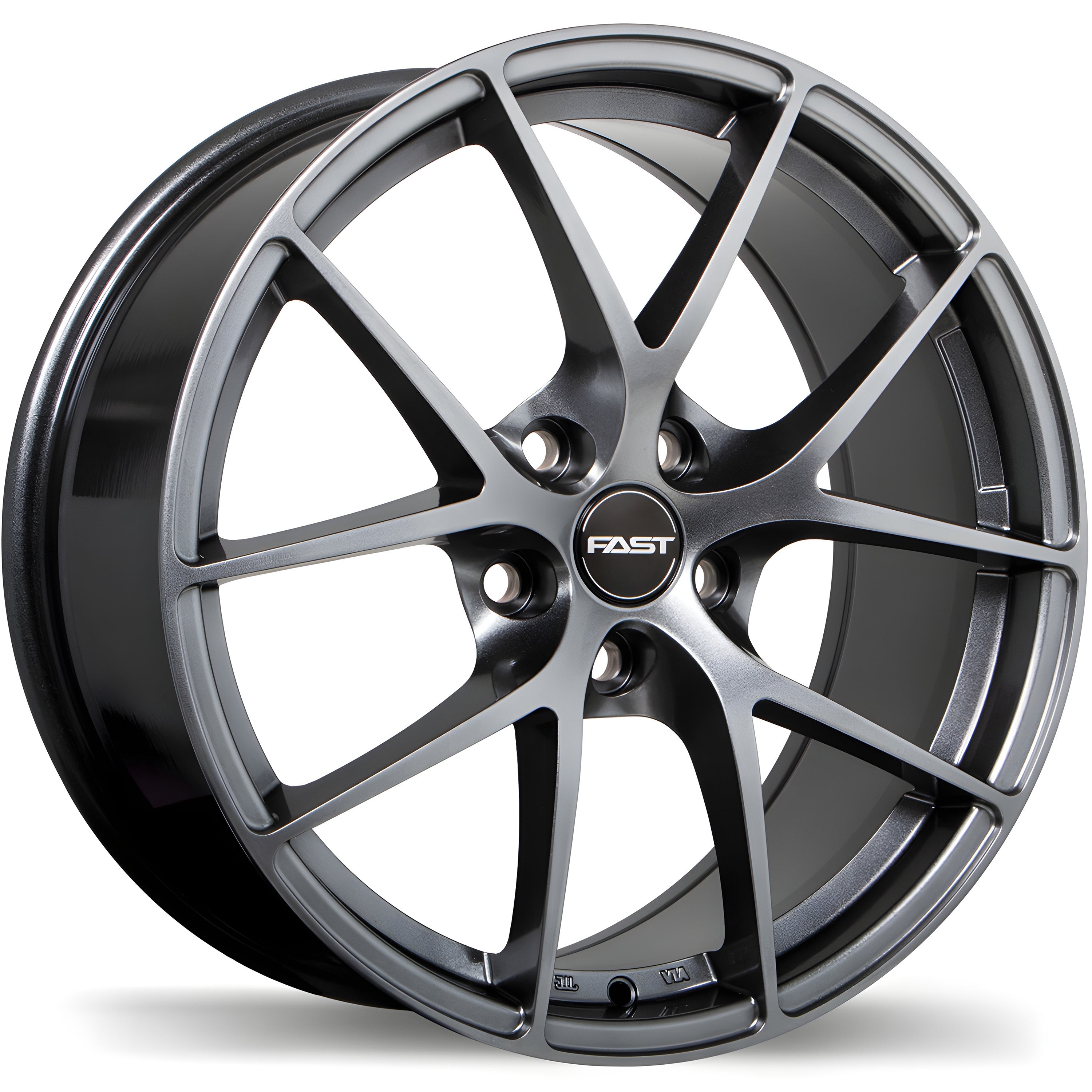 Fast Wheels Innovation Titanium - 18x8 | +42 | 5x112 | 66.6mm - Wheel Haven