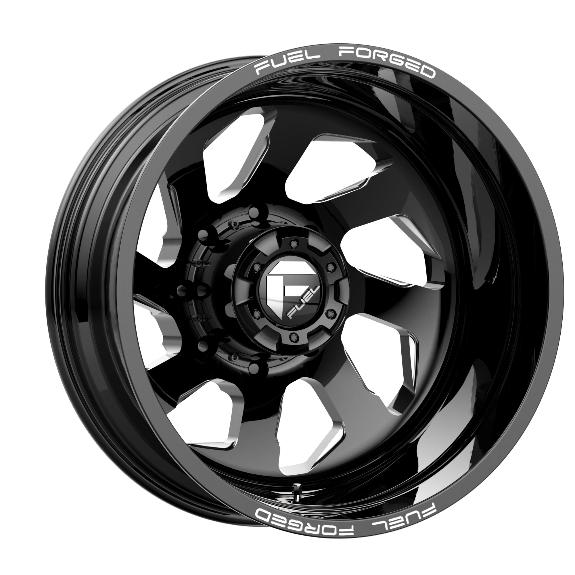 Fuel Mono DD39 FF39D Gloss Black Milled - 20x8.25 | -202 | 8x200 | 142mm