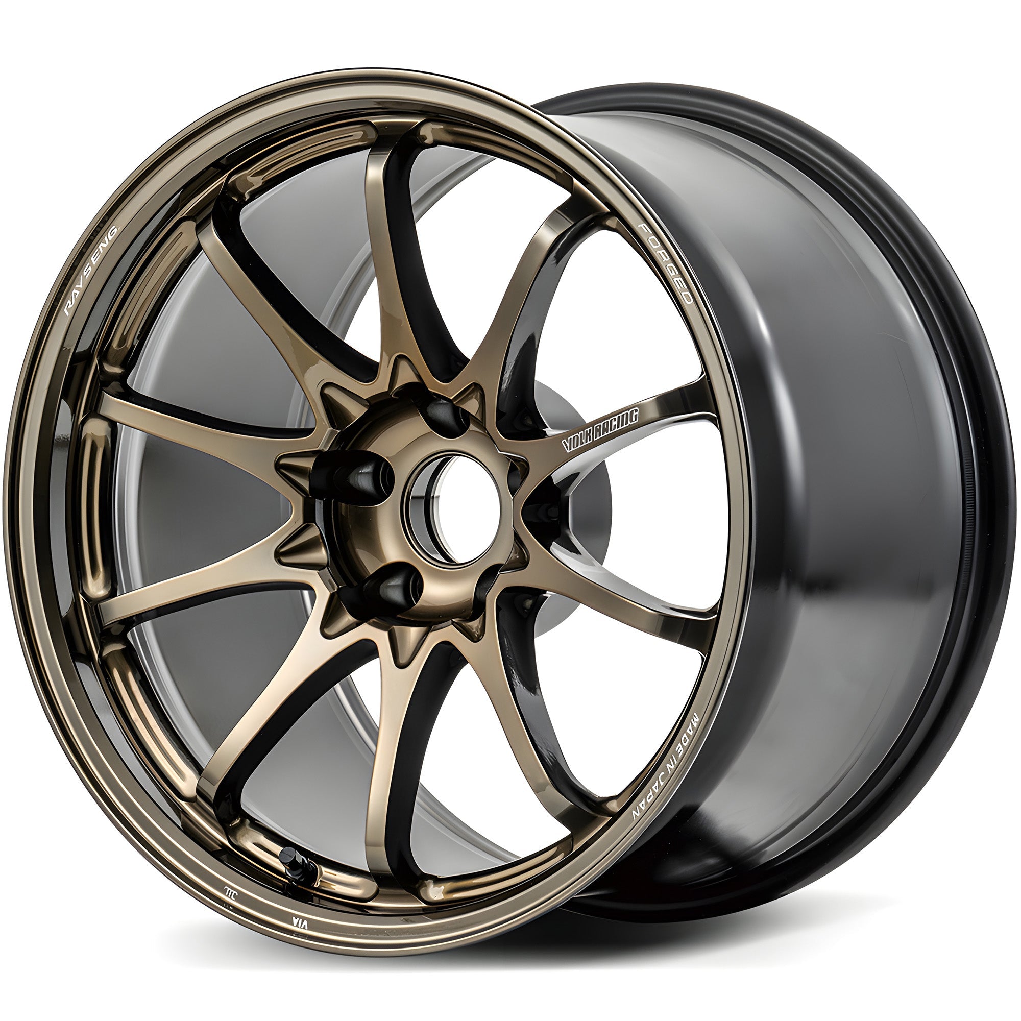 RAYS Volk Racing CE28N-Plus Shining Bronze Metal (SZ) - 18x8.5 | +45 | 5x114.3 | 73.1mm | Face-2
